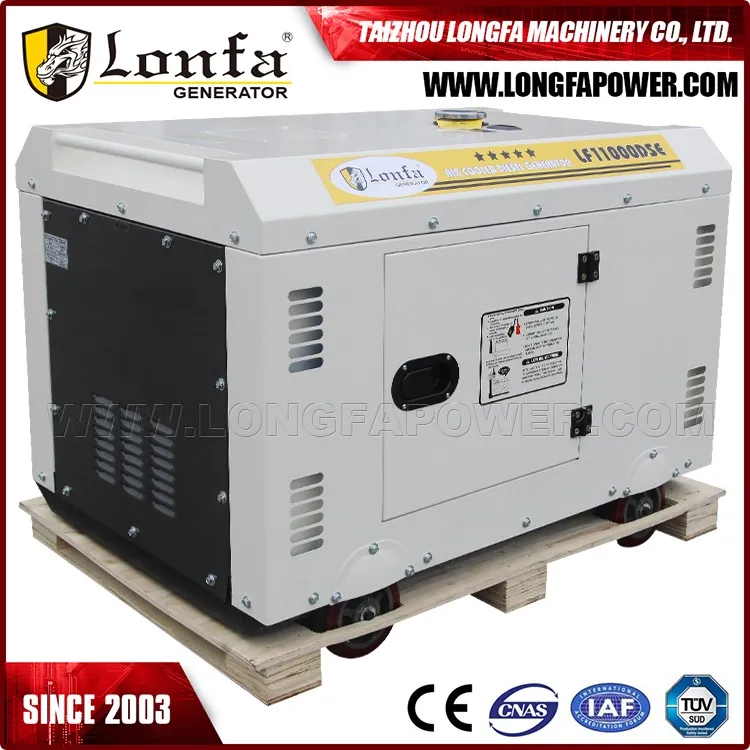 10kVA 10kw 3 Phase Air Cool Silent Diesel Generator