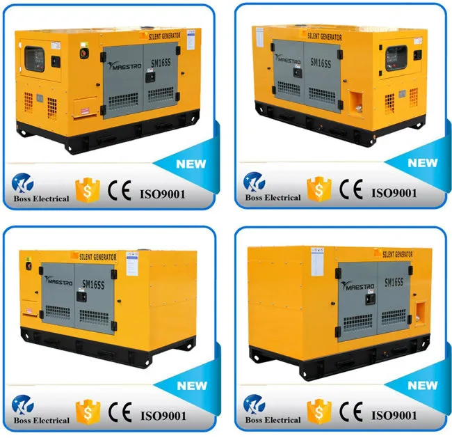 12kw to 260kw 400V China Engine Weifang Silent Generator