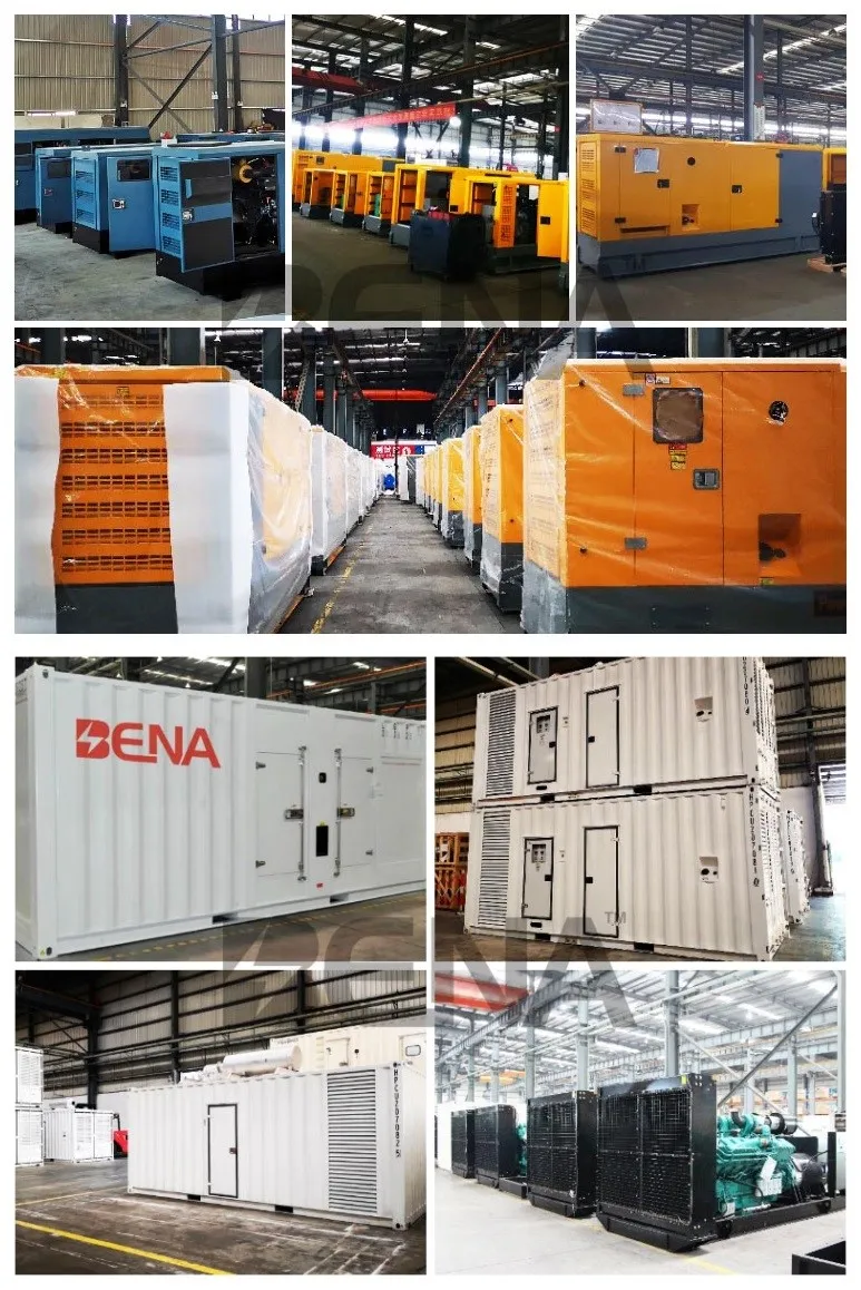 15kVA-2000kVA Silent /Super-Silent /Open Type Power Electric Diesel Engine Generator Powered by Cummins/Ricardo/Doosan/Deutz/Yuchai/Sdec