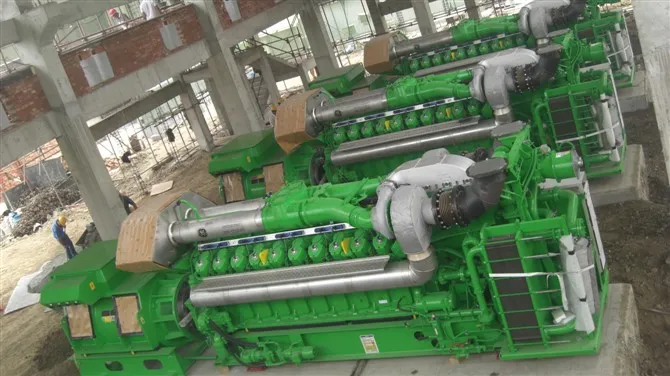 1MW Second Hand Jenbacher Used Biogas Generator Set Jms320GS CHP