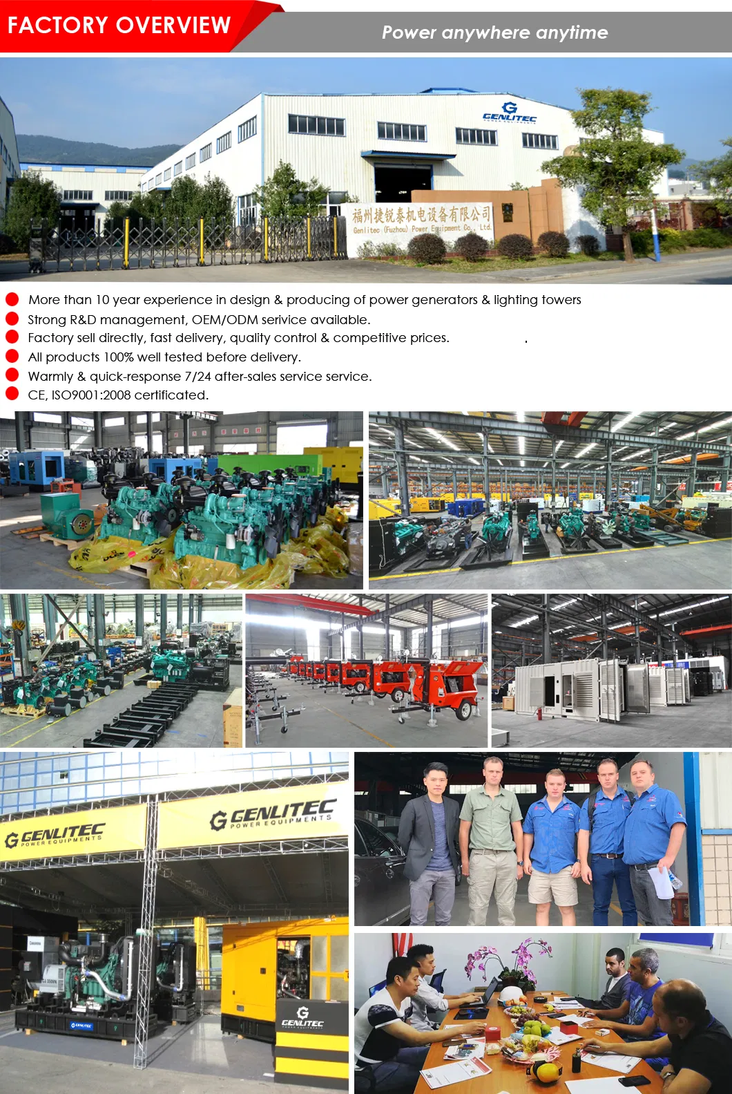 2019 New Series! Economical 200kVA 160kw Fg Wilson Diesel Generator Price