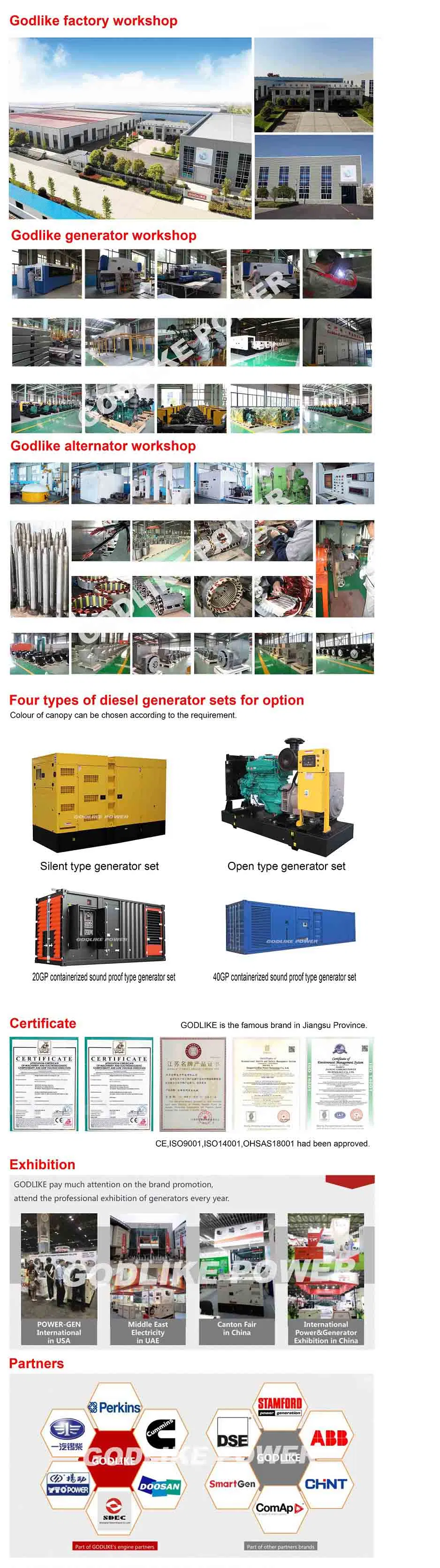 250kw (MTAA11-G3) Diesel Open Type Generator Set for Sale