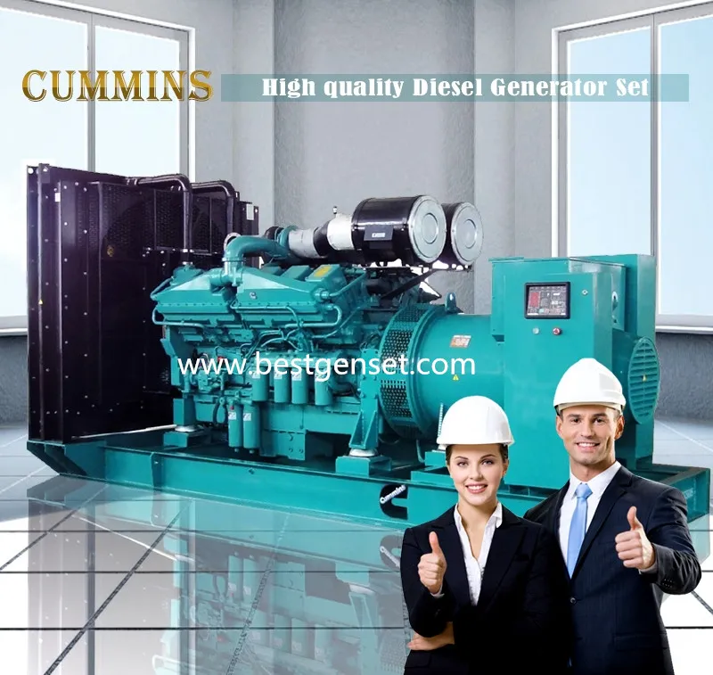 500kw/625kVA Silent Type Cummins Diesel Generator with Ktaa19-G6a