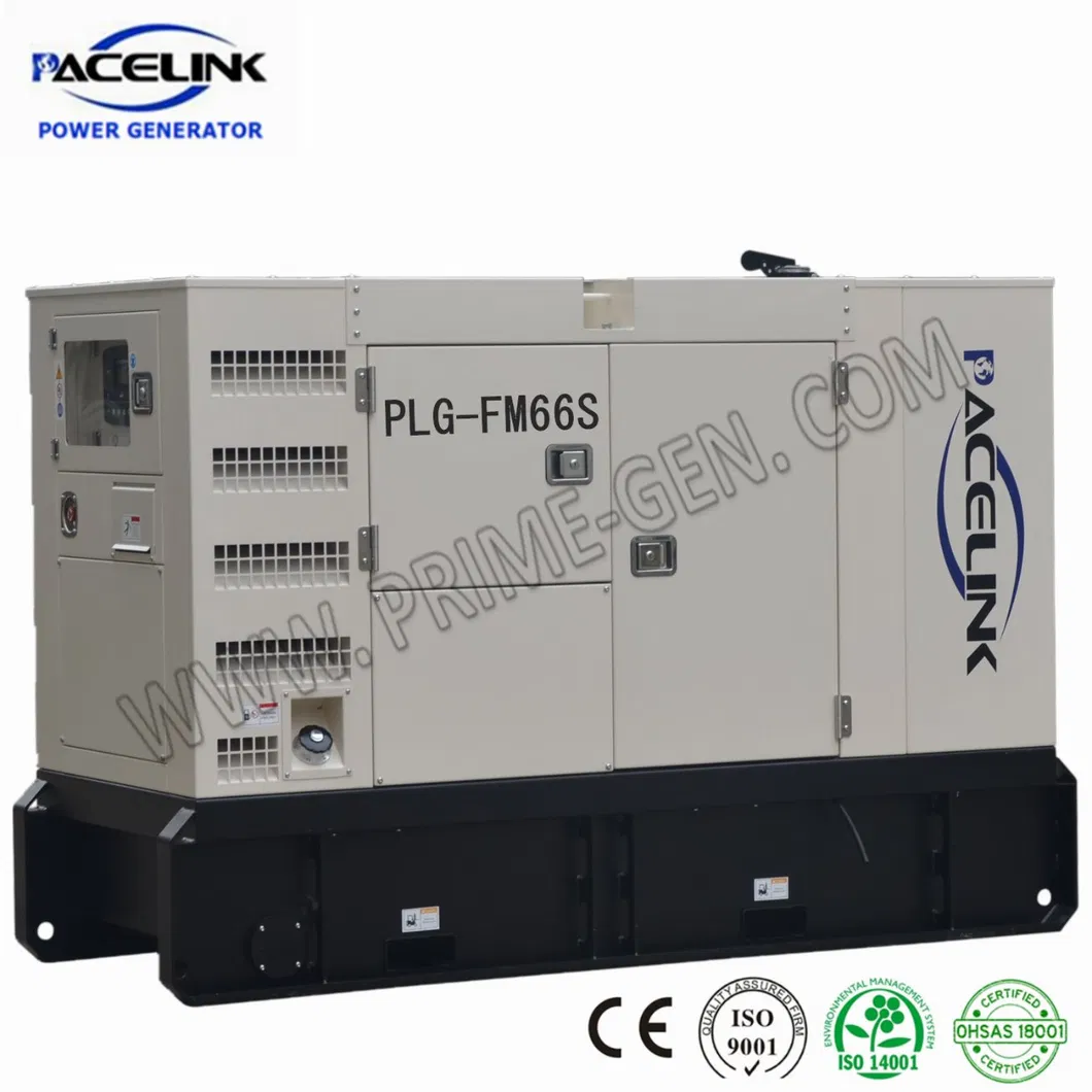60kVA Fpt Powered Soundproof Diesel Generator Set with CE/ ISO