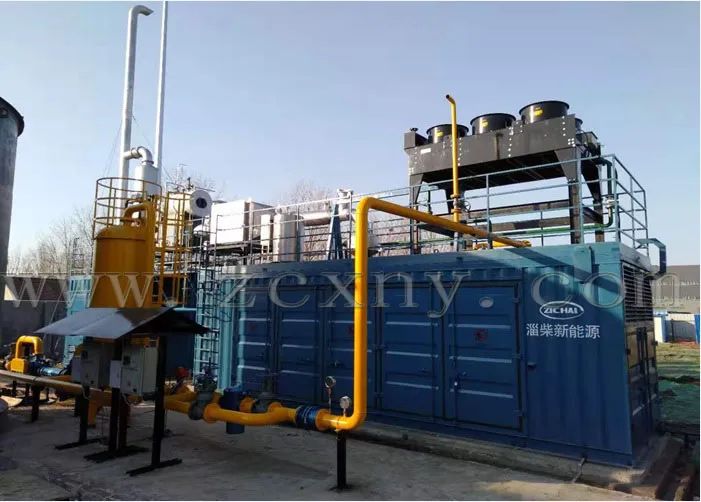 Biogas Generator CHP Cogeneration Power Plant