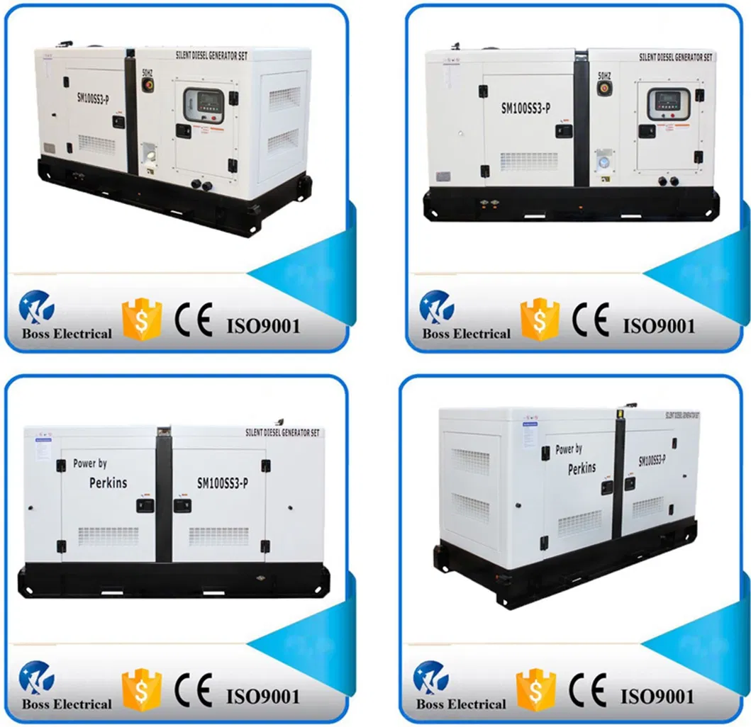 Constructure Use 160kw 200kVA Soundproof Silent UK Engine Diesel Generator