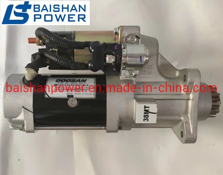 Doosan Starter Assy 0516-00056c 300516-00039 Onan Starter Motor 28V 13t 6.0kw Starter Motor 24V Doosan Starter Motor Parts 65.26201-7076 65.26201-7077b 65.26201