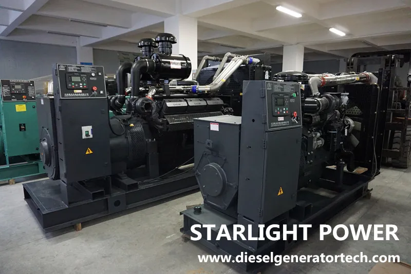 Excellent 350kw Power Generating Sets with Max 50 Degree Centigrade Radiator