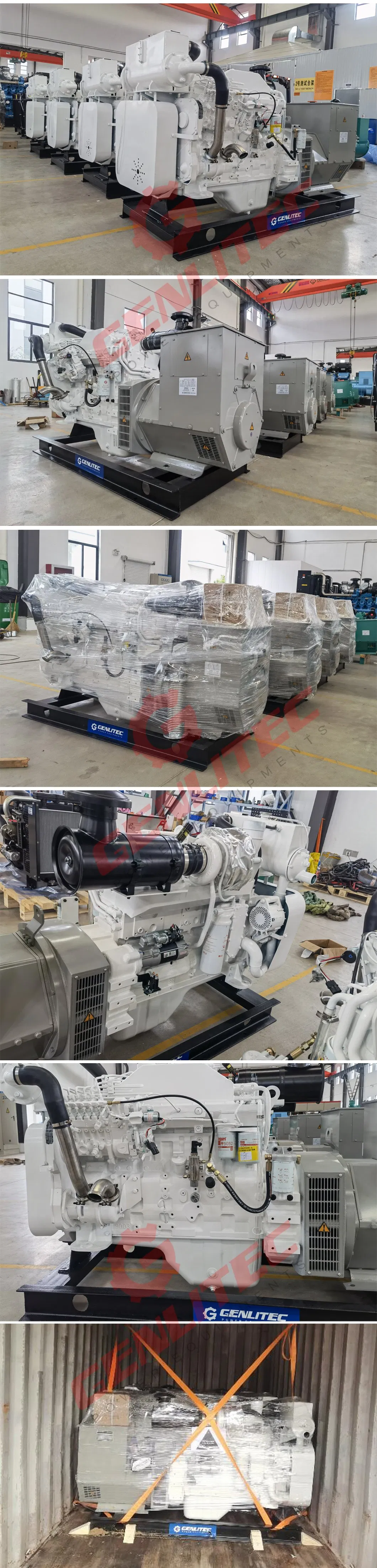 GPC63m5, 50kw 62.5kVA Marine Diesel Generator with Cummins Engine 6bt5.9-GM83