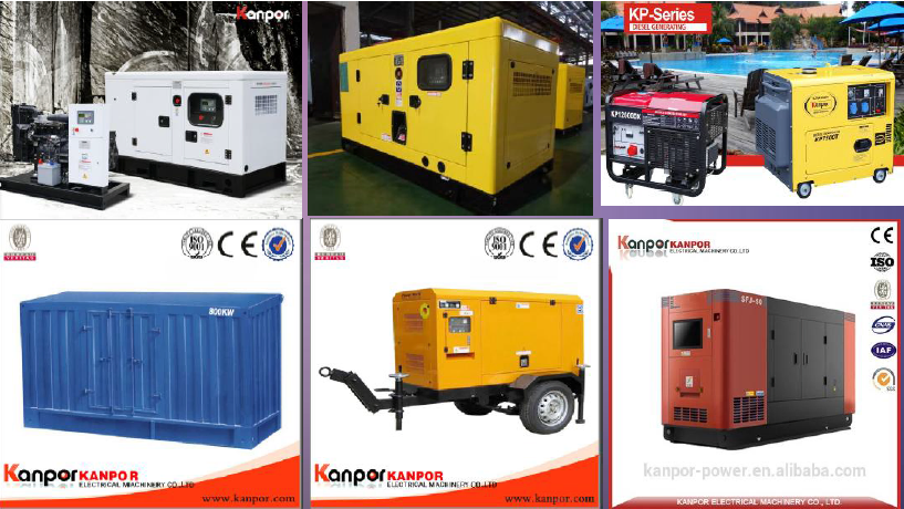 Kanpor ISO Certificate 1500/1800 10kw Portable Diesel Generator with Best Price