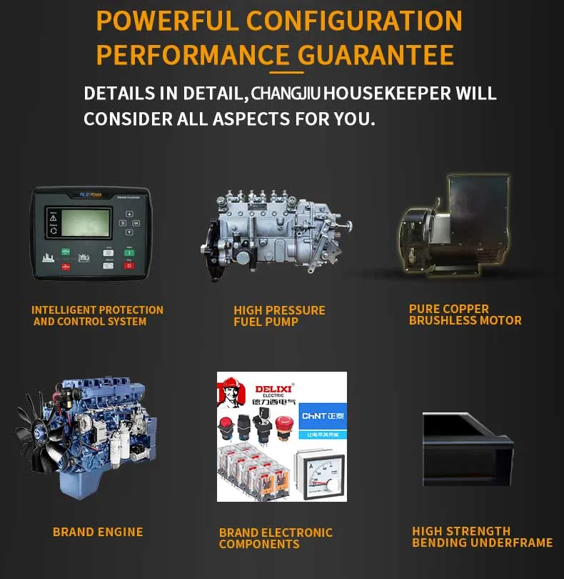 Long Life 100kw 125kVA Diesel Generator Set Price 6BTA5.9-G2