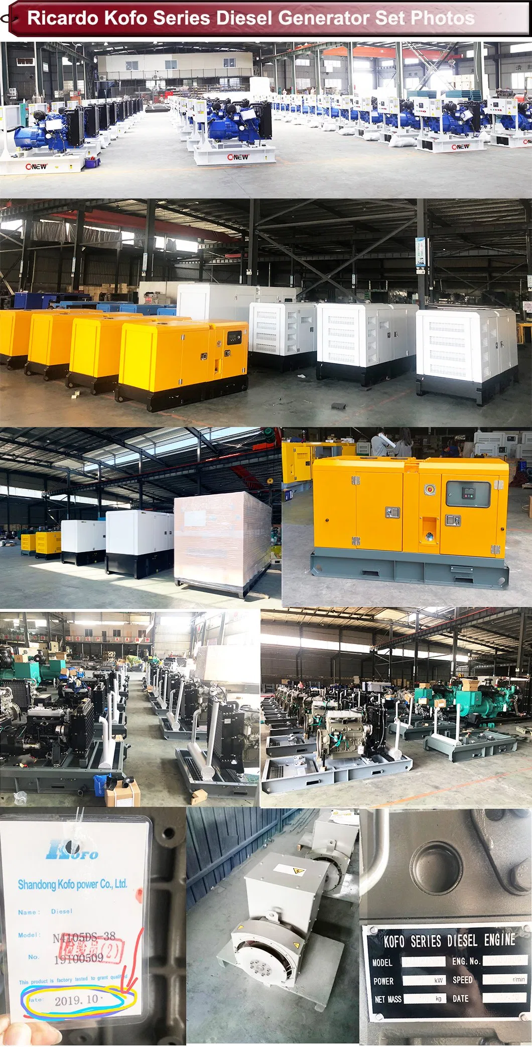 Low Rpm Denyo/Dynamo/Dinamo 72kv/72kVA/72kw Sound Proof Engine Diesel Genset Power Fuzhou Power Generator /Generating for Sale Philippine Low Price