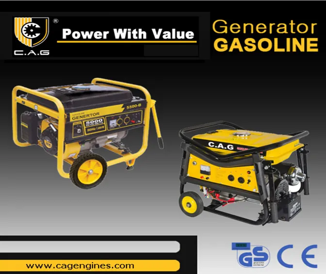 New 2, 000 Watt 5.5HP Ohv 4-Cycle Gasoline Powered Portable Generator