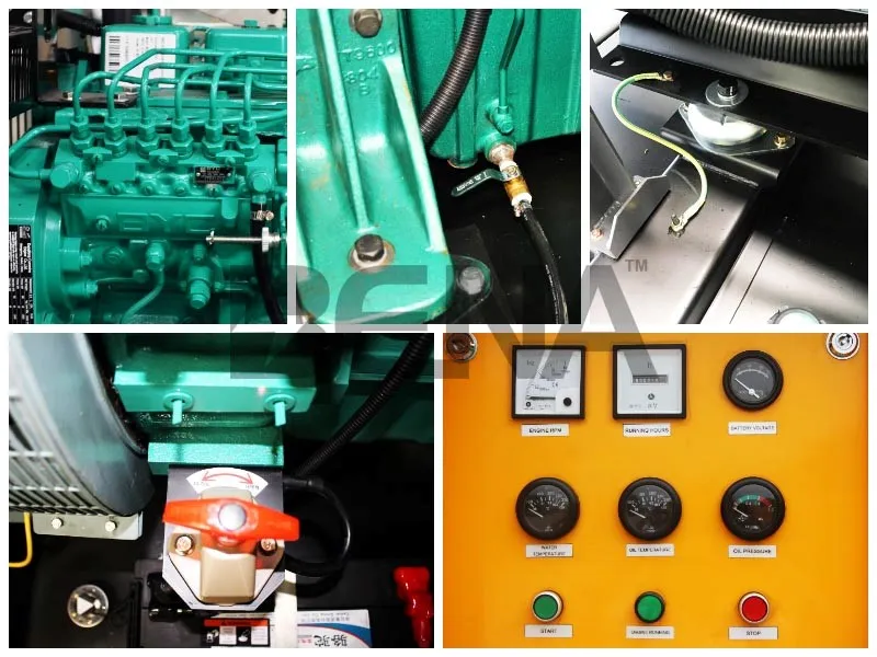 New Arrival Standby Electrical/Electrica Power Genset Open Type Cummins 30kw 40kVA 50kVA Fixed Land Use Ordinary Water-Cooled Diesel Generator