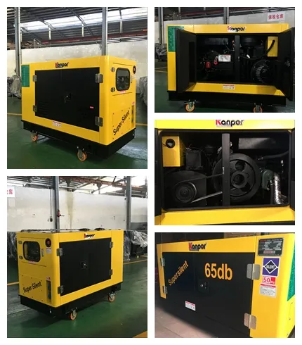 New Product 8kw 10kw 12kw 15kw 18kw Quanchai Silent Generator
