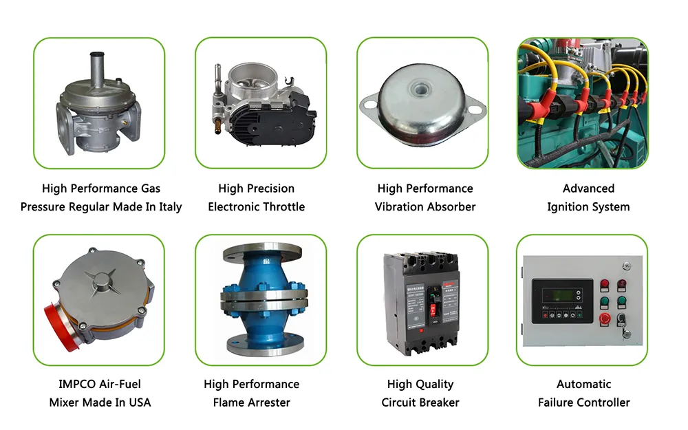 Reliable Operation Automatic Control CHP 30kw Silent Biogas Generator for Sale