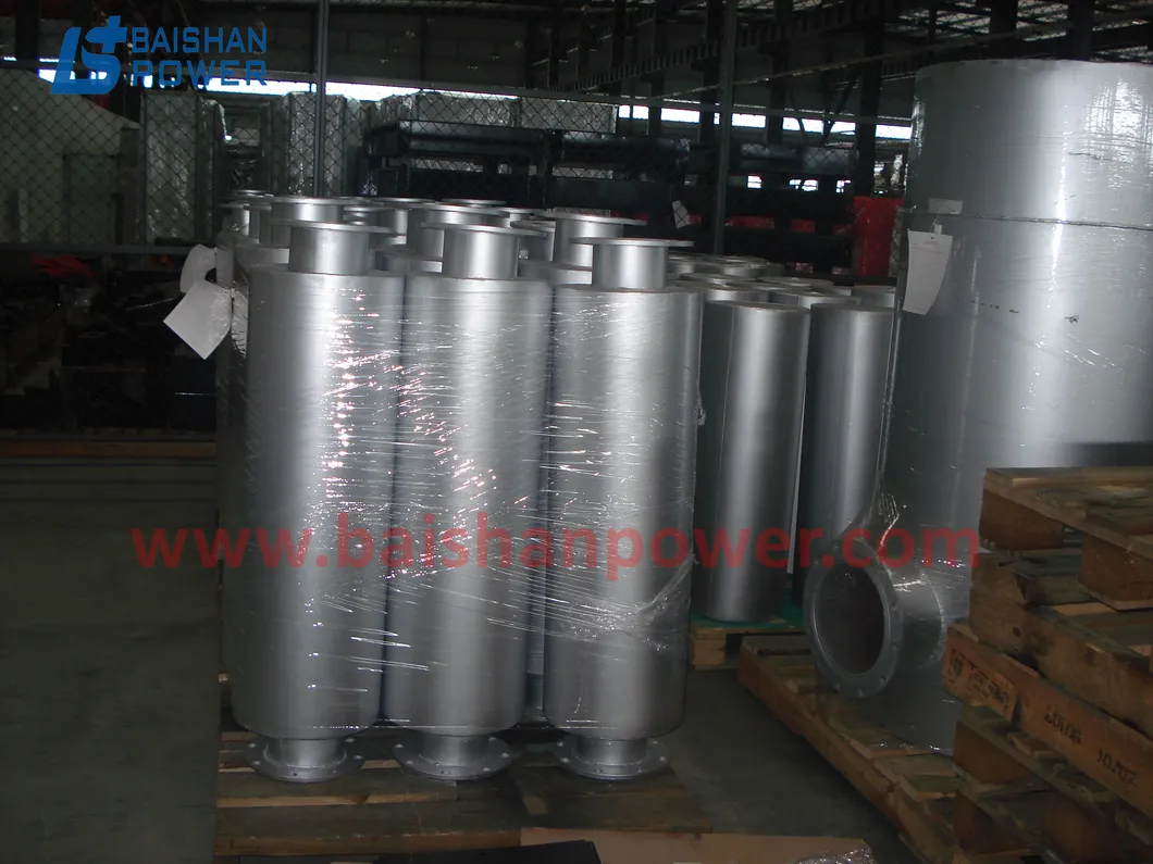 Silent Type Generator Super Critical Grade Muffler for Generator Set Exhaust Systems 15-25 Kw 10kVA 100kVA 300kVA to 1000kVA Genset Use Gensets Power Generator