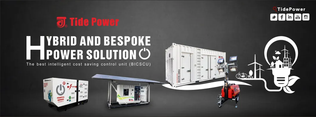 Tide Power 350 kVA 50Hz Cummins Dcec Diesel Generator Set Silent Type, Power Range From 22 to 500kVA H Series, Leroysomer/Stamford/Tide, Comap/Deepsea
