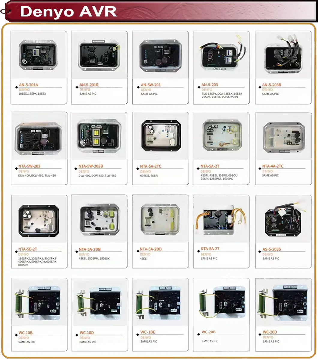 Vr6 Automatic Voltage Regulator for Diesel Genset AVR