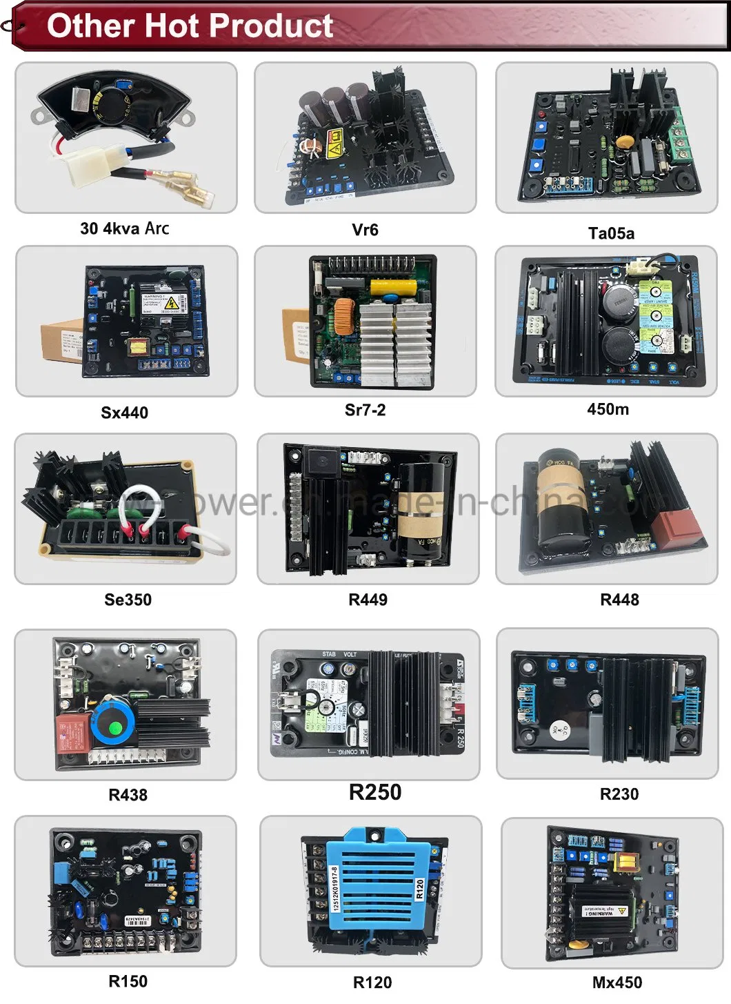 Vr6 Automatic Voltage Regulator for Diesel Genset AVR